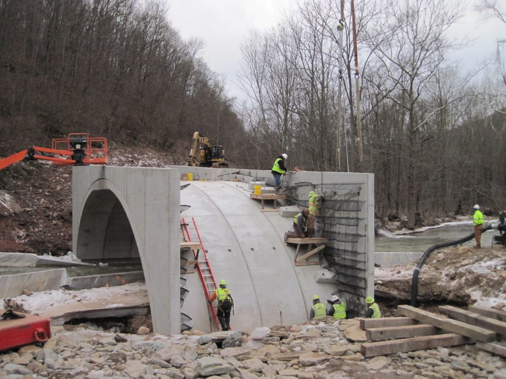 Photo of the day MSE Walls set at Upper Bodines Road Bassett Engineering
