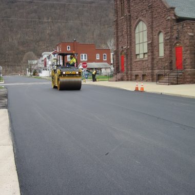 Photo of the day: Renovo Borough 11th Street Resurfacing