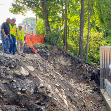 Instillation of a box culvert on Mill Road, Bridge Bundle 1