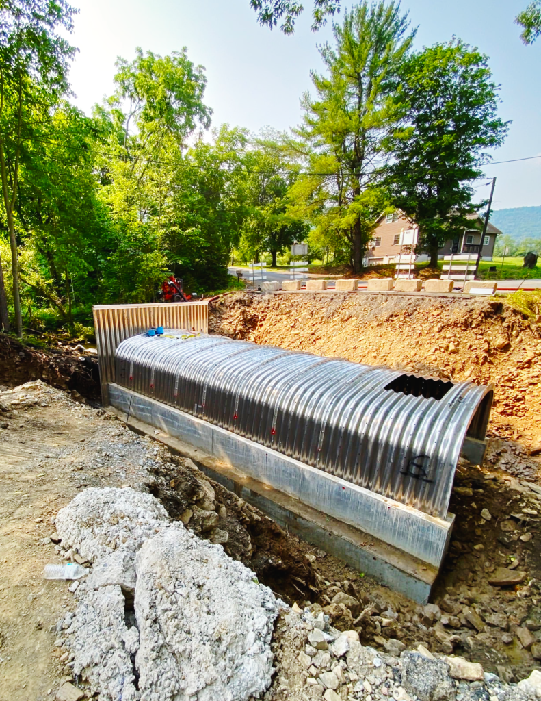 Installation of a Box Culvert on Mill Road, Bridge Bundle 1 - Bassett