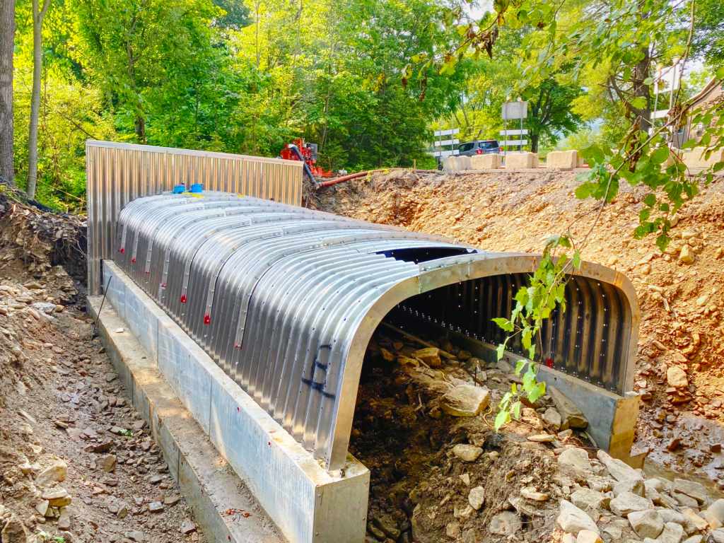 Installation of a Box Culvert on Mill Road, Bridge Bundle 1 - Bassett