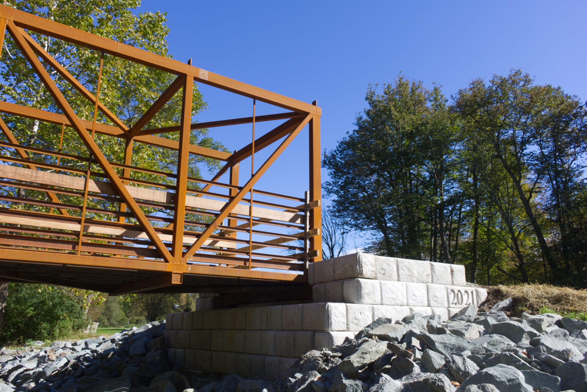 Completed Project Clifford Park Pedestrian Bridge Bassett Engineering