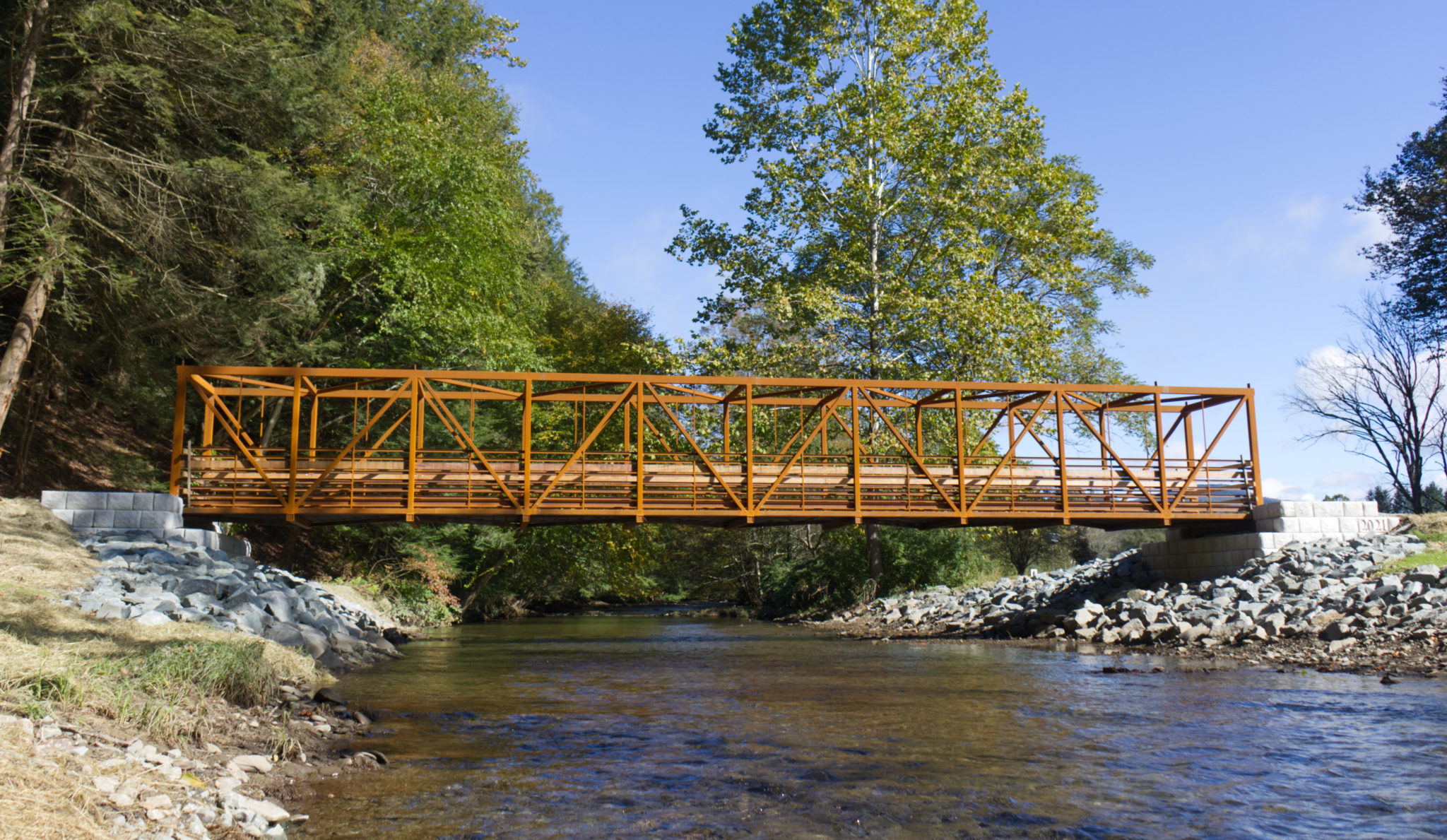 Completed Project Clifford Park Pedestrian Bridge Bassett Engineering