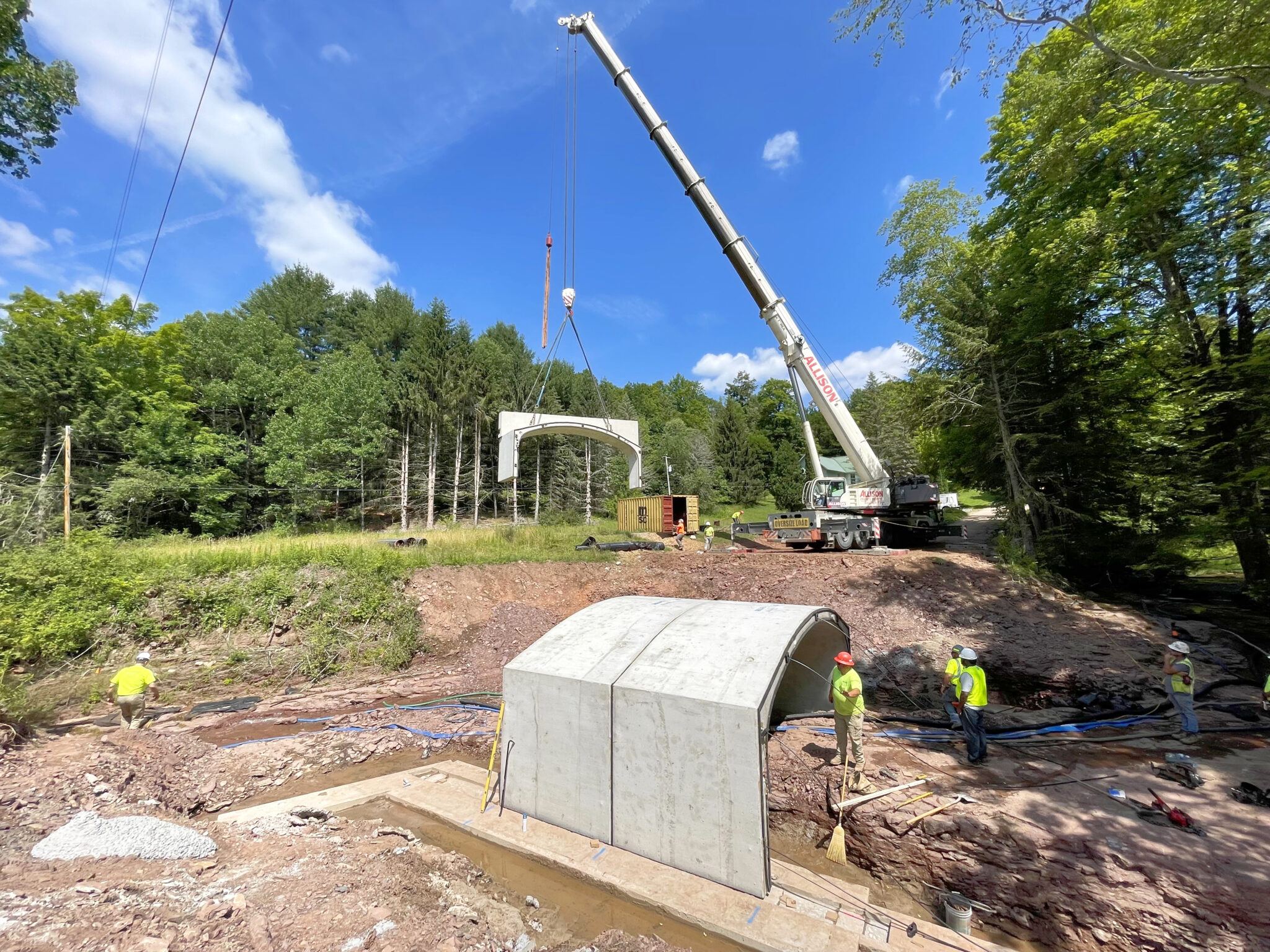 Elkland Township, McCarty Ridge Road Progress Update Bassett Engineering