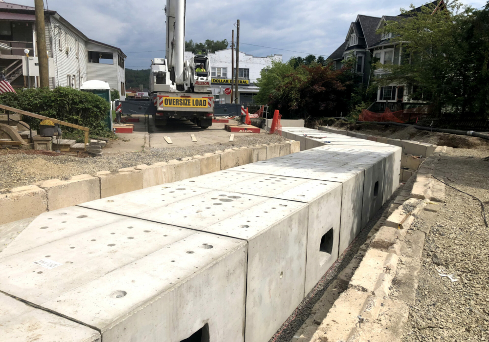 Precast concrete box culverts